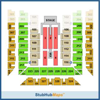 tickets Brad Paisley Baltimore 3/1 FRONT FLOORS  