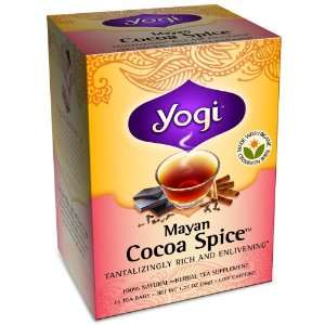  Yogi Tea Mayan Cocoa Spice Made With Organic Cinnamon Bark 