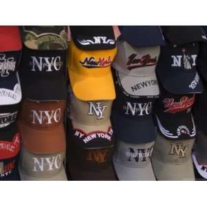  Souvenir Baseball Hats, New York City, New York, United 