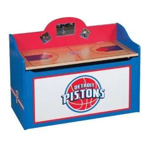  Guidecraft NBA Detroit Pistons Toy Box