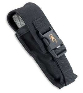 BROWNING 45862 BLACK ICE CARRY FLASHLIGHT POUCH BLACK  