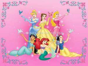 Disney Princess Edible Cake Topper Image Birthday Party  