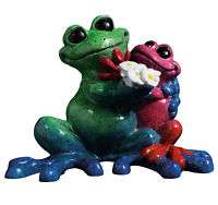   KITTYS CRITTERS Whimsical Frog Love Bug Figurine 8689 LUV BUGS  