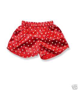 Clothes that fit Build a Bear Silk Heart Boxers  