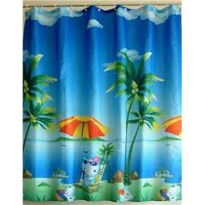  Brand New Beautiful Fabric Shower Curtain 