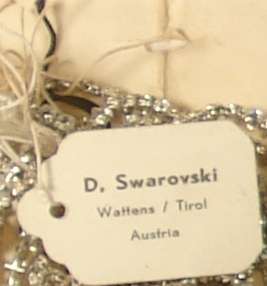 Vintage Swarovski Crystal Sew on Doll buttons 3mm  