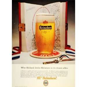  1965 Ad Heineken Pale Lager Beer Holland Netherlands 