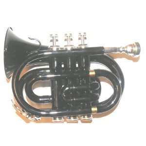  Black Pocket Trumpet Musical Instruments