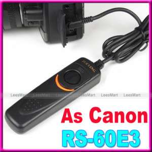 Remote Shutter Release Cable For Canon Rebel XT XTi XSi  