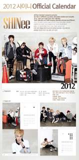   2012 Official DESKTOP WALL Calendar SM Entertainment KPOP Lucifer