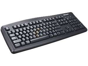      Microsoft JWD 00046 Black USB Wired Standard Keyboard