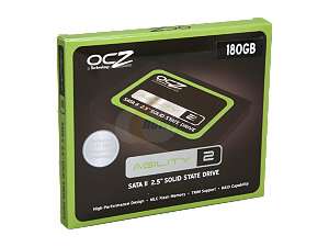 OCZ Agility 2 OCZSSD2 2AGTE180G 2.5 MLC Internal Solid State Drive 