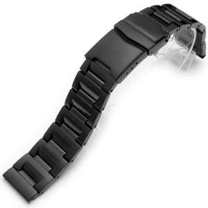   Oyster BLACK Plating PVD Solid Stainless Steel Watch bracelet Band