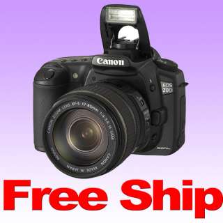 Canon EOS 20D Digital SLR 8.2MP + 18 55mm Lens 5fps~Auto Focus 