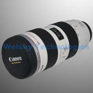 Canon Lens Cup 11 Simulation to EF 70 200mm f/4 Stainless Coffee Mug 