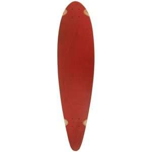  Blank Pintail Longboard Deck   10 x 40 (Assorted Stains 