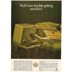  1969 Detroit Diesel Boat Engine Photo Print Ad (50907 