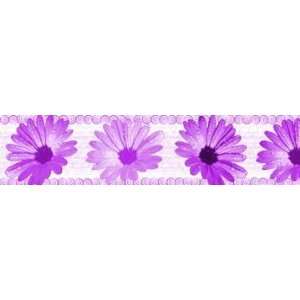  Gerbera Violet Wallpaper Border by Writings on the Wall 