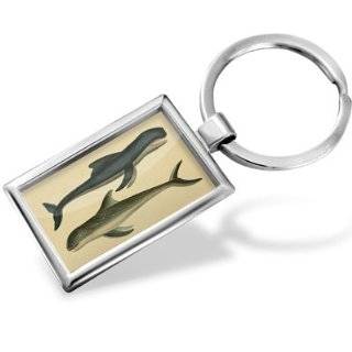 Keychain Great Whales   Hand Made, Key chain ring by Keychains from 