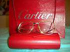 Authentic Cartier Made In France 140 1986 58 18 Eyeglasses Gold Frames