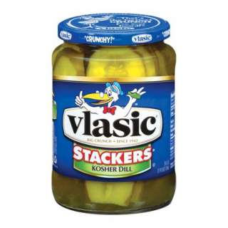Vlasic Stackers Kosher Dill Pickle Slices   24 oz. product details 