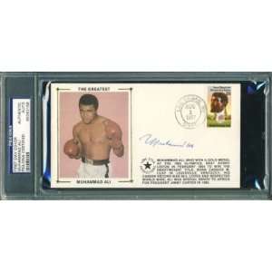  Boxing Fdc Cachet Psa/dna Slabbed   Autographed Boxing Equipment 