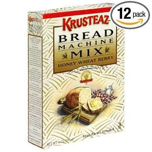Krusteaz Honey Wheat Bread Mix, 14 Ounce Boxes (Pack of 12)
