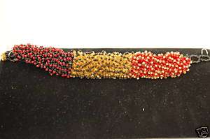 Hand Beaded Caterpillar Bracelets by Guatemala Indians  