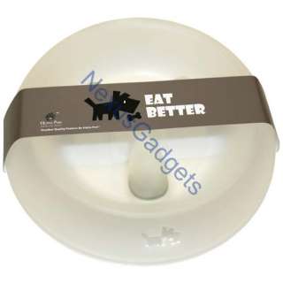 Alpha Paw Eat Better Dog Bowl Special Dog Frost White  