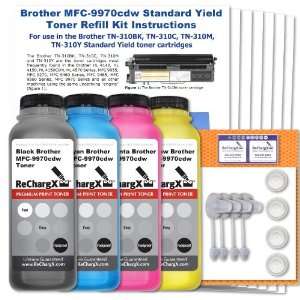  Brother MFC 9970cdw Standard Yield Toner Refill Kit (4 