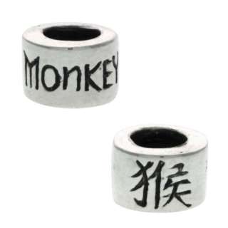   Year of MONKEY European Style Charm Bead Sterling Silver pdt209  