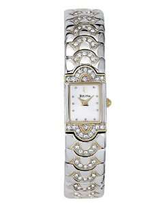  Bulova Womens 98T90 Crystal Watch Watches
