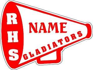 RIVERHEADS GLADIATORS Vehicle Magnet CHEER MEGAPHONE 2  