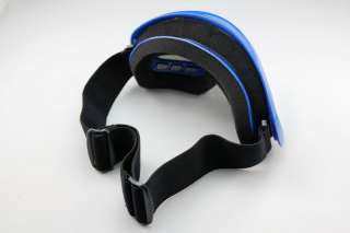 Ski Snowmobile Motorcycle Off Road Goggle Eyewear Blue Frame Color 