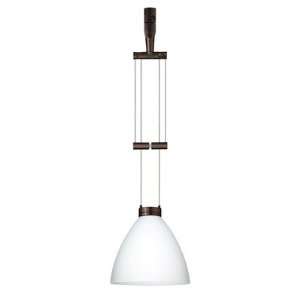  Mia One Light Cable Hung Mini Adjustable Pendant with Rail Adapter 