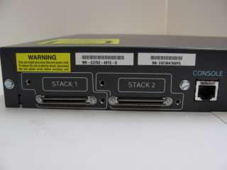 Used Cisco Switch Catalyst WS C3750 48TS S