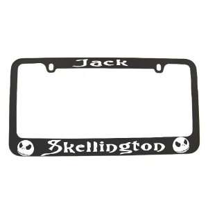  Jack Skellington License Plate Frame Black Automotive