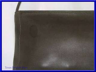 VINTAGE COACH PURSE ~ Gray Leather Handbag  