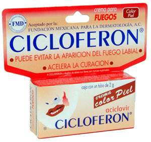 Four Pack Mexican Cold Sore Cream Cicloferon  