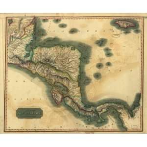  1816 map of Central America