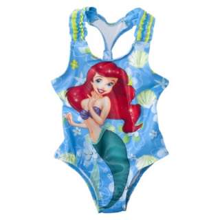 Ariel Toddler Girls 1 Piece Swim Suit   Blue.Opens in a new window