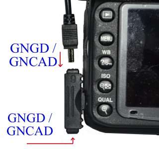 Connect GNC + GNGD to appropriate GPS Cable   e.g. GEDC. GNCAD is 