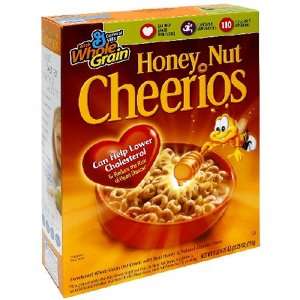 Honey Nut Cheerios, 25.25 Ounce Boxes (Pack of 6)  Grocery 