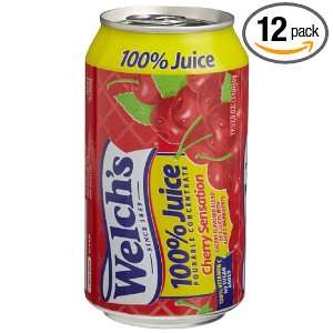 Welchs 100% Cherry Sensation Juice Concentrate, 11.5 Ounce Cans (Pack 