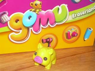 GOMU Series 2 Eraserland Yellow PIG PIGLET g240 Pets Eraser HTF  