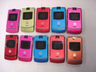   10 Motorola Razr V3s Mint Condition Only for CRICKET WIRELESS COLORS