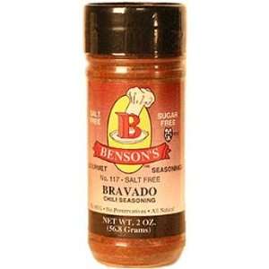 Bravado Tex Mex Salt Free Chili Seasoning 2 oz Bottle  