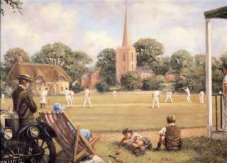   Print Early 1900s CRICKET Player Team Match CRICKETER Men Game  