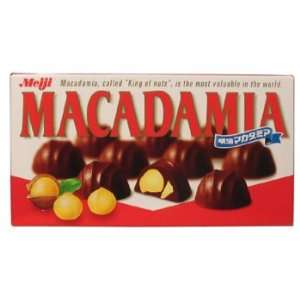 Meiji   Macadamia Chocolate 3.07 Oz.  Grocery & Gourmet 