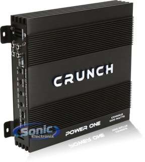 Refurbished   Crunch CR10002RB 1000W Power One 2 Channel Car Amplifier 